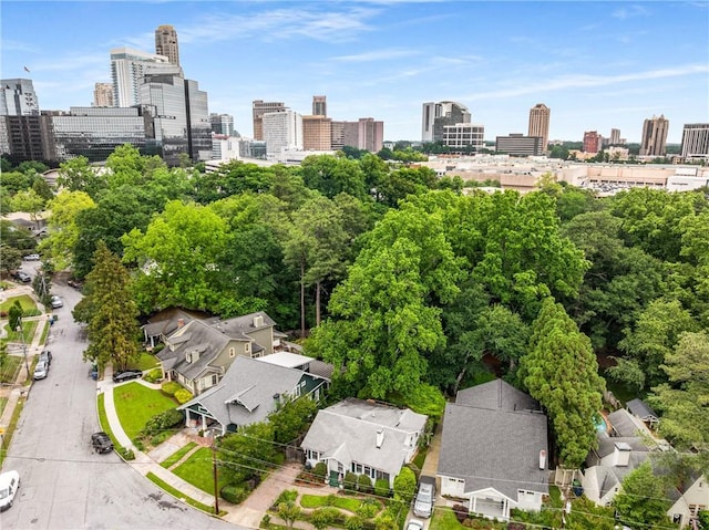 aerial view of a view of skyline