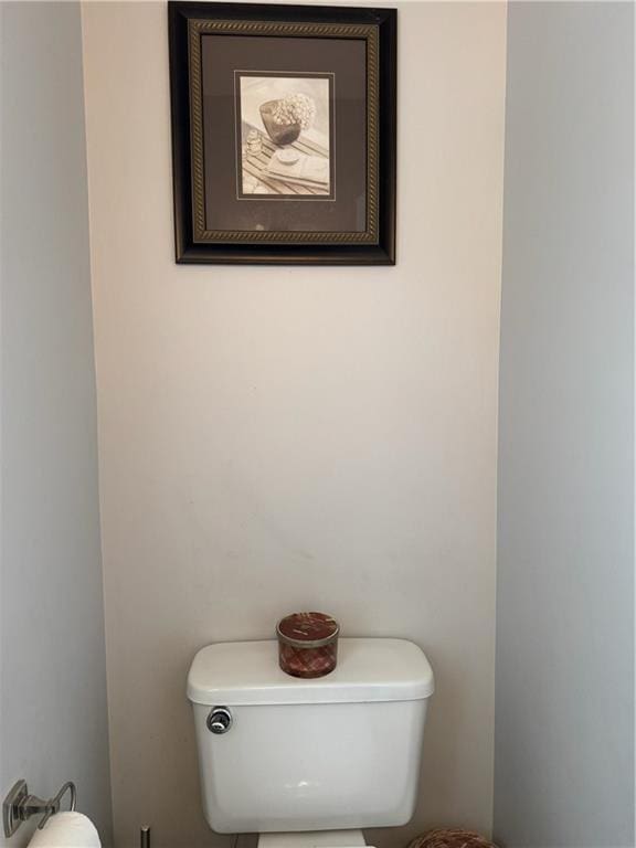 bathroom featuring toilet