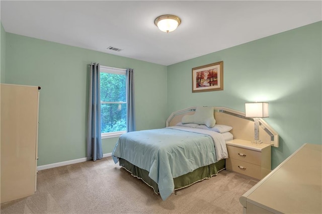 2810 Olde Town Park Dr, Norcross, GA 30071 - bedroom with visible vents, light colored carpet, and baseboards
