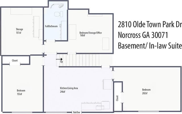 2810 Olde Town Park Dr, Norcross, GA 30071 - floor plan