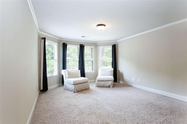 240 Chandler Walk, Loganville, GA 30052 - living area with ornamental molding and carpet