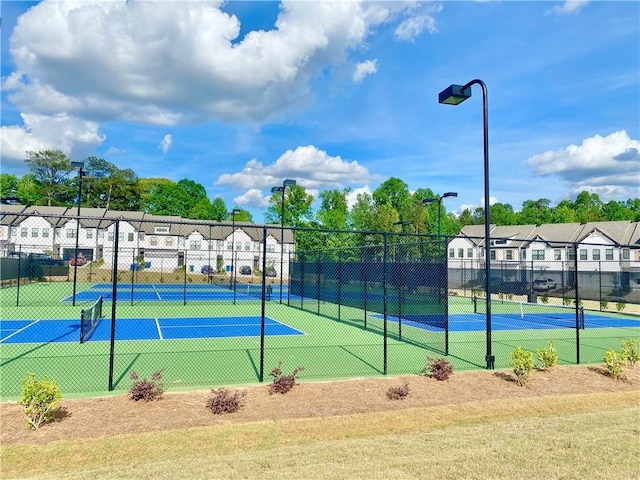 view of sport court