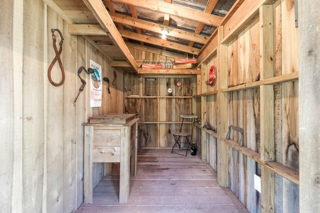 view of storage