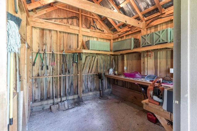 view of storage
