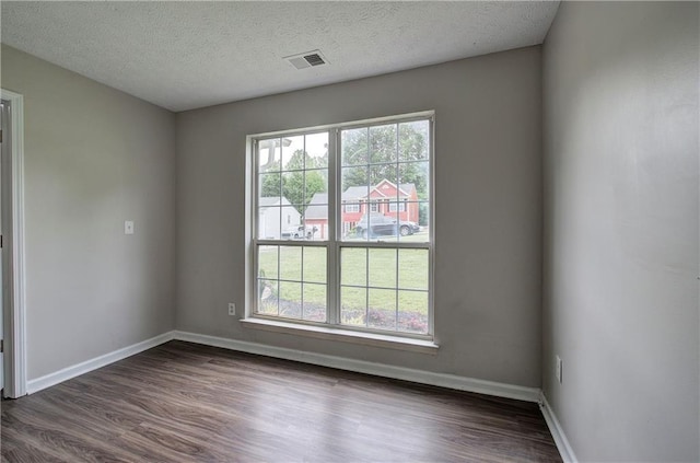 4975 Rockstone Way, Acworth, GA 30101 - empty room featuring plenty of natural light, dark wood-style flooring, and a textured ceiling