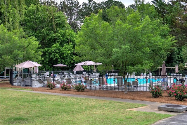 4975 Rockstone Way, Acworth, GA 30101 - view of community pool