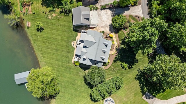 2176 Pine Lake Rd, Hiawassee, GA 30546 - drone / aerial view of a large body of water