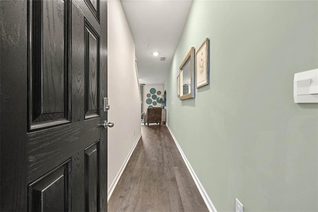 353 Sound Cir, Stockbridge, GA 30281 - corridor featuring recessed lighting, wood finished floors, and baseboards