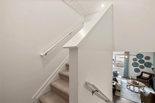 353 Sound Cir, Stockbridge, GA 30281 - stairway featuring wood finished floors