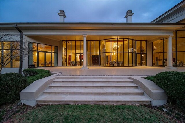 view of rear view of property