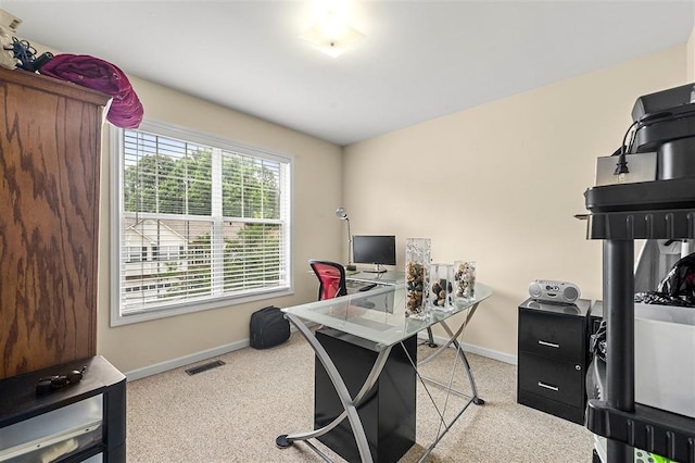 3485 Palisade Lake Dr, Duluth, GA 30096 - office area with baseboards and carpet