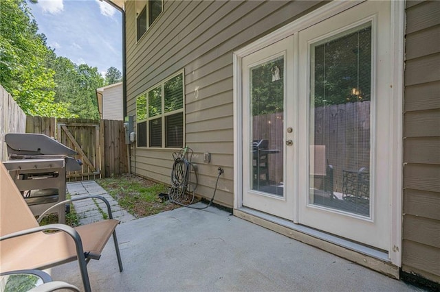 3291 Wild Basil Ln, Buford, GA 30519 - view of patio with a gate