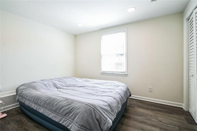 700 Hill Meadow Dr, Dacula, GA 30019 - bedroom featuring recessed lighting, wood finished floors, and baseboards