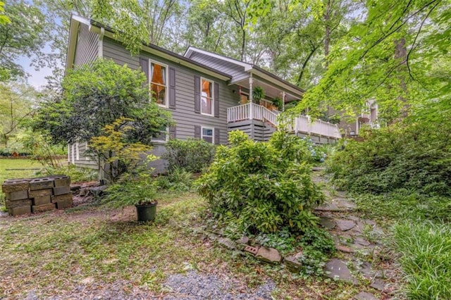 1526 Oakleaf Dr, Auburn, GA 30011 - rear view of property with a balcony