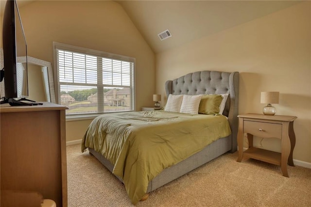 200 Baumgard, Locust Grove, GA 30248 - bedroom with light colored carpet and vaulted ceiling