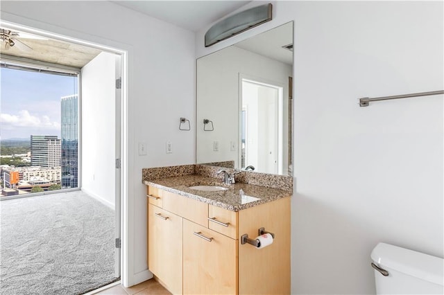 3324 Peachtree Rd NE Unit 2518, Atlanta, GA 30326 - bathroom with vanity and toilet