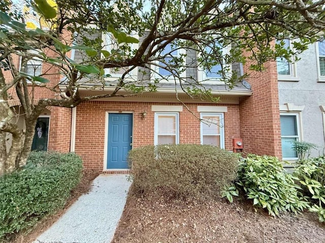 3533 Mulberry Way, Duluth, GA 30096 - doorway to property with brick siding