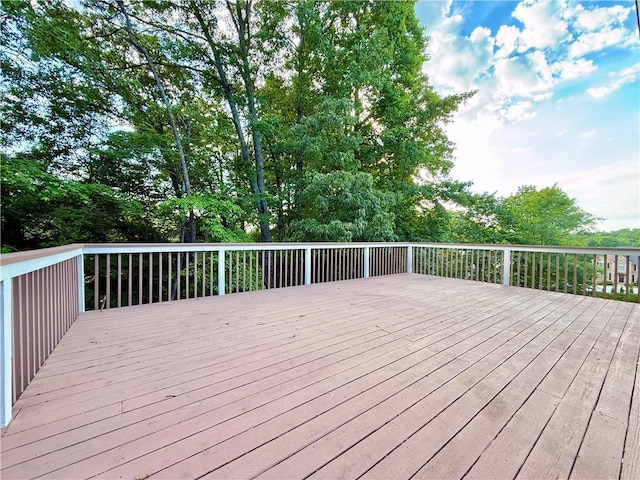 6765 Crofton Dr, Alpharetta, GA 30005 - view of wooden deck