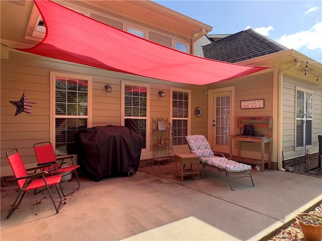 view of patio / terrace featuring area for grilling