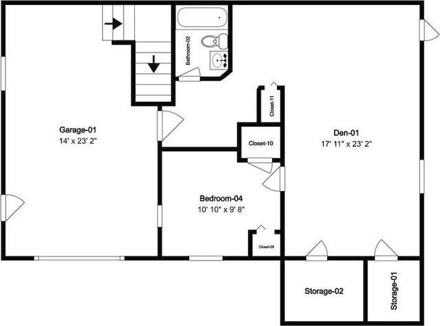 1338 Georgia Ave, Atlanta, GA 30344 - view of room layout