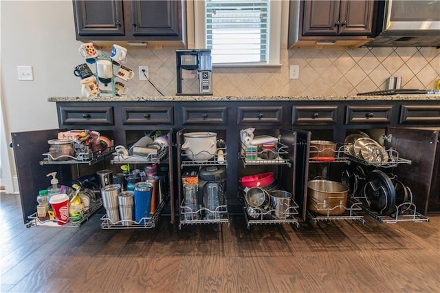 6390 Yellow Birch St, Cumming, GA 30040 - kitchen featuring wood finished floors and tasteful backsplash
