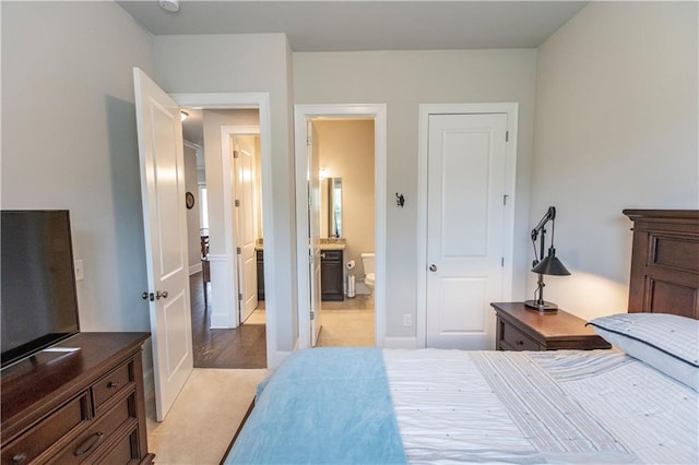 6390 Yellow Birch St, Cumming, GA 30040 - bedroom featuring ensuite bath and light colored carpet
