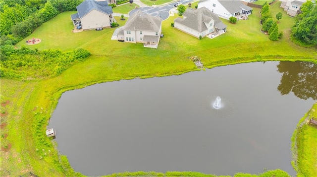 6390 Yellow Birch St, Cumming, GA 30040 - aerial view of residential area featuring a large body of water