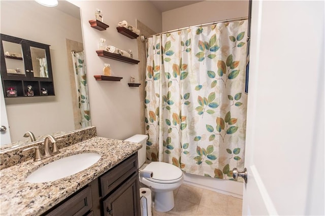 6390 Yellow Birch St, Cumming, GA 30040 - full bath featuring toilet, vanity, and tile patterned flooring