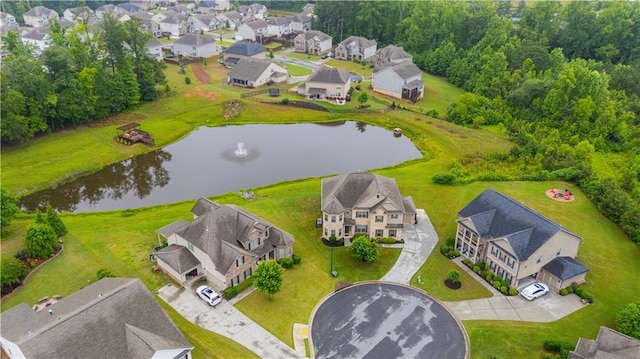 6390 Yellow Birch St, Cumming, GA 30040 - aerial view of residential area with a nearby body of water