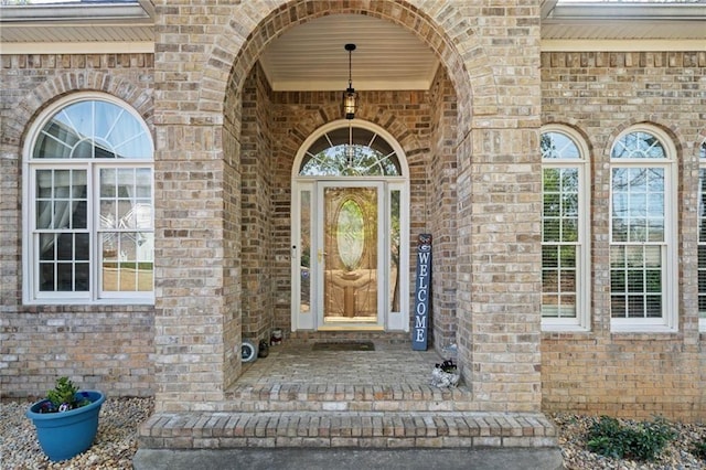 19 Spring Lake Trl NE, White, GA 30184 - entrance to property featuring brick siding