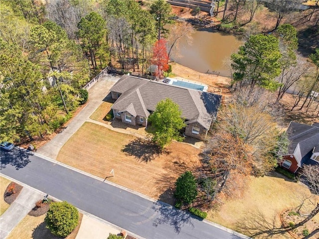 19 Spring Lake Trl NE, White, GA 30184 - aerial view of property and surrounding area featuring a large body of water
