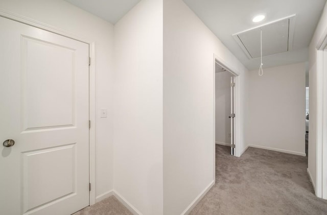 947 Edwin Ln, Sugar Hill, GA 30518 - hall featuring carpet flooring and attic access