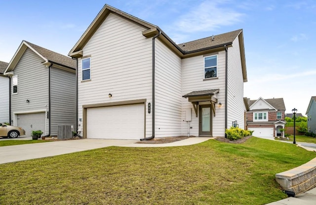 947 Edwin Ln, Sugar Hill, GA 30518 - traditional-style home with a garage, driveway, and a front yard
