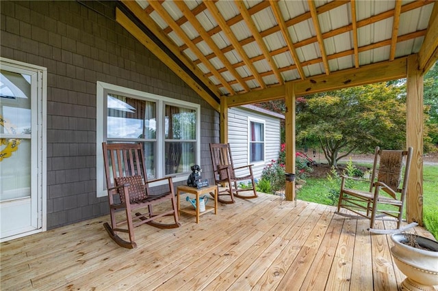 2860 Jack Bryant Cir, Gainesville, GA 30507 - view of wooden terrace