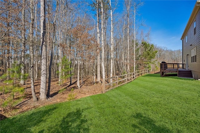 3610 Ansley Manor Ct, Cumming, GA 30028 - view of yard featuring a deck