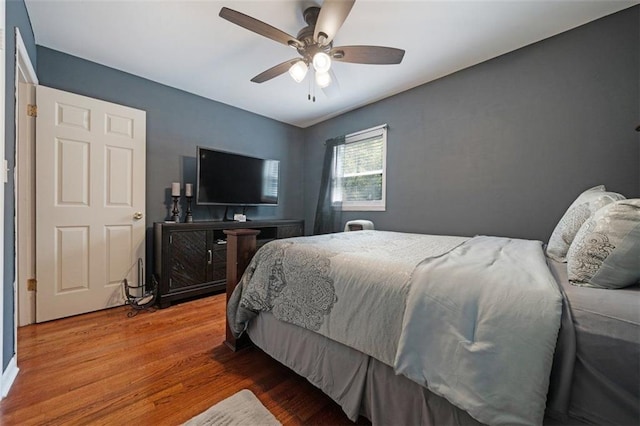 57 Jonathan Rd, Riverdale, GA 30274 - bedroom featuring wood finished floors and ceiling fan