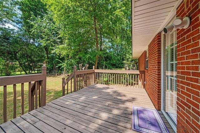 57 Jonathan Rd, Riverdale, GA 30274 - deck with view of scattered trees