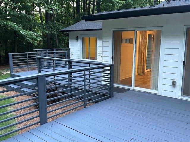 1360 Bethany Ct, Alpharetta, GA 30004 - view of wooden deck
