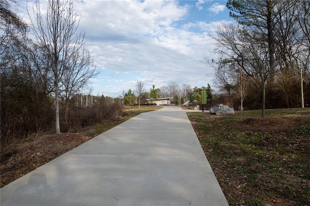 view of road