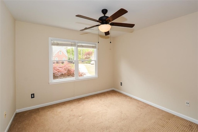204 Maple Creek Chase, Woodstock, GA 30188 - unfurnished room with ceiling fan, carpet flooring, and baseboards