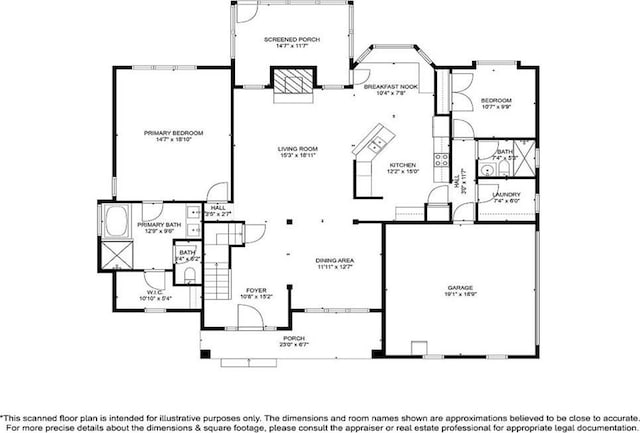 204 Maple Creek Chase, Woodstock, GA 30188 - floor plan