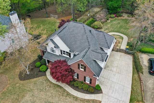 204 Maple Creek Chase, Woodstock, GA 30188 - bird's eye view