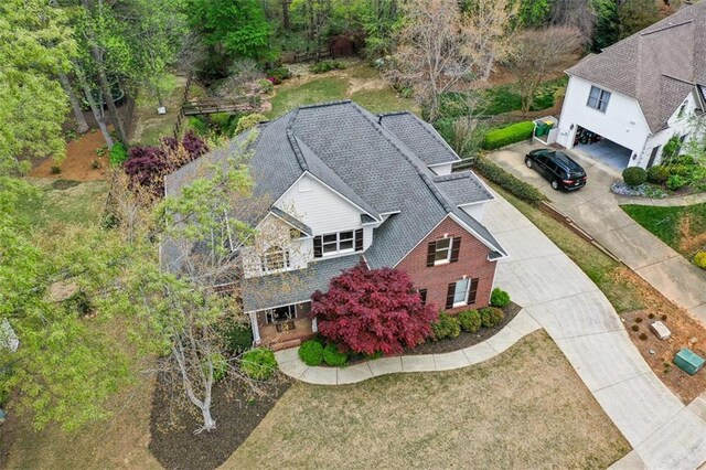204 Maple Creek Chase, Woodstock, GA 30188 - drone / aerial view