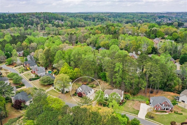 204 Maple Creek Chase, Woodstock, GA 30188 - drone / aerial view featuring a view of trees and a residential view