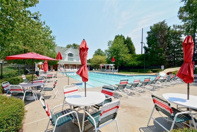 204 Maple Creek Chase, Woodstock, GA 30188 - pool featuring a patio and fence