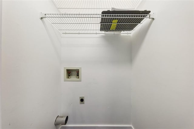16064 Hopewell Rd, Alpharetta, GA 30004 - laundry room with electric dryer hookup and hookup for a washing machine
