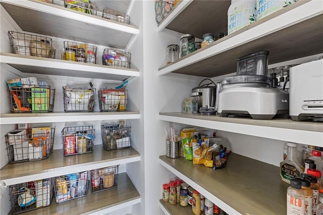 view of pantry