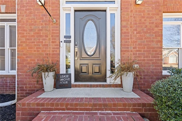 view of entrance to property