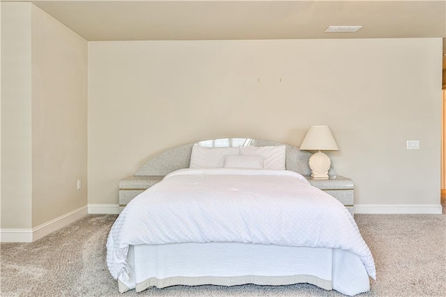 bedroom featuring carpet floors