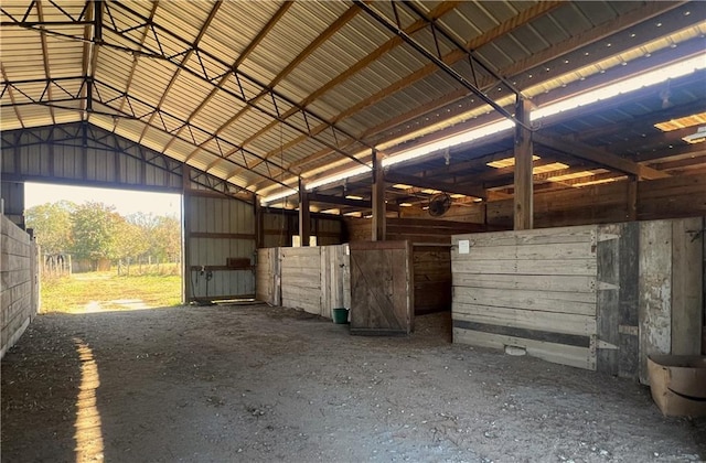 view of stable